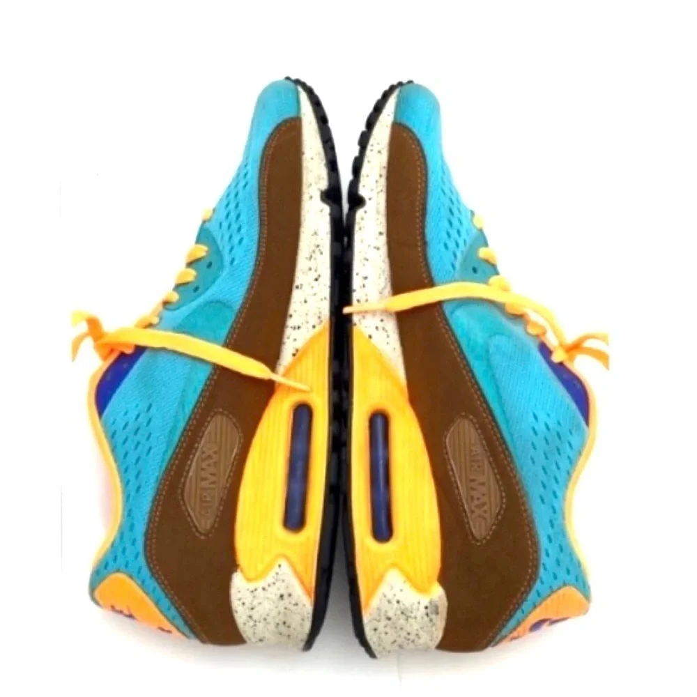 Nike Air 90 EM Beaches of Rio Color Block Sneaker in Blue with Orange